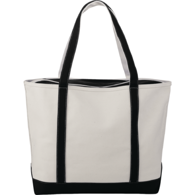 Baltic Cotton Canvas Zippered Boat & Beach Tote Bag - 24oz - Image 6