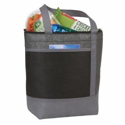 Chrome Non-Woven Lunch Cooler Bag - 9 Can Capacity - Image 3