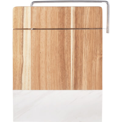 Elegant Marble w/ Acacia Wood Cheese Cutting Board - Image 5