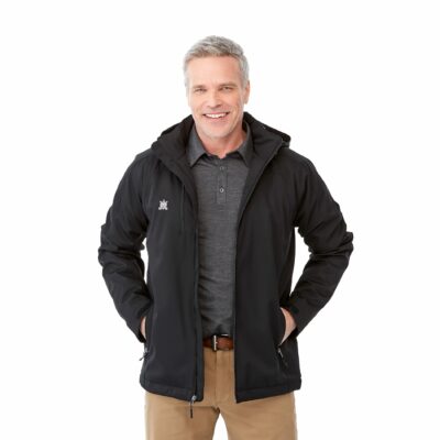 Insulated Softshell Jacket w/ Hood - Bryce - Men's