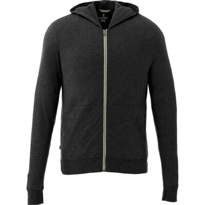 Lightweight Knit Full Zipper Hoodie Sweater w/ Thumb Holes - Garner - Men's - Image 6