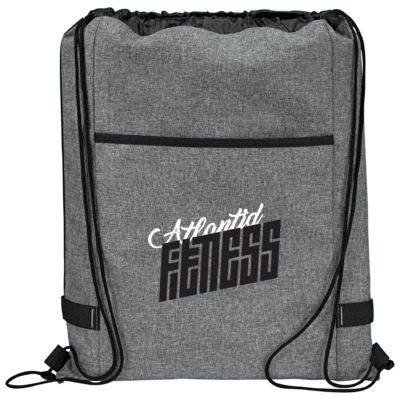 Reverb Drawstring Bag W/ Front Pocket