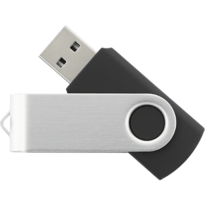 Rotate Flash USB Drive W/ Aluminum Cover - 16GB - Image 5
