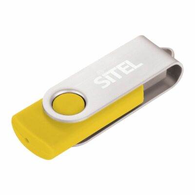 Rotate Flash USB Drive W/ Aluminum Cover - 2GB - Image 51