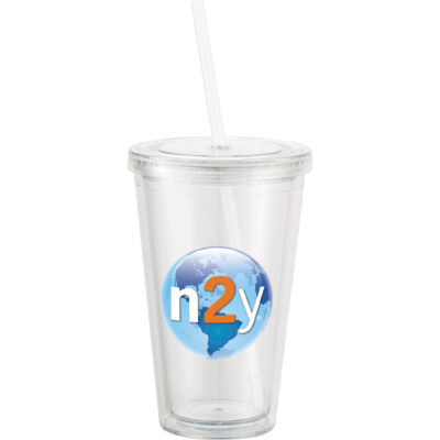 Sedici Reusable Tumbler w/ Straw - 16oz - Image 9