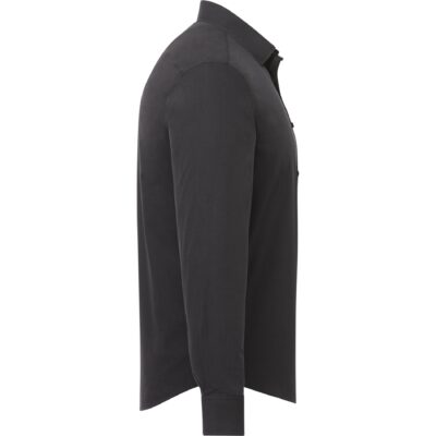 Wrinkle-Free Long Sleeve Slim-Fit Button Up Shirt - Black Stone - UNTUCKit - Men's - Image 3